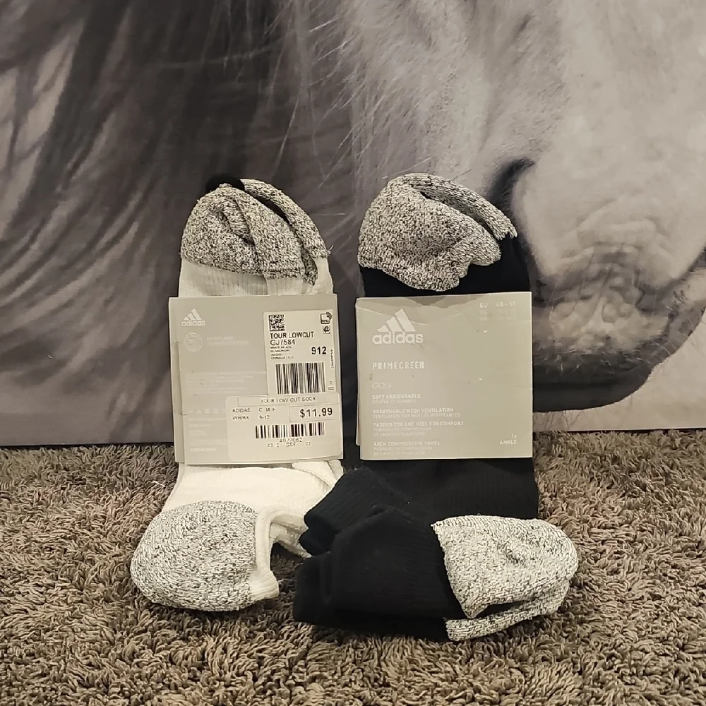Adidas 2 Pair Prime Green Golf Socks